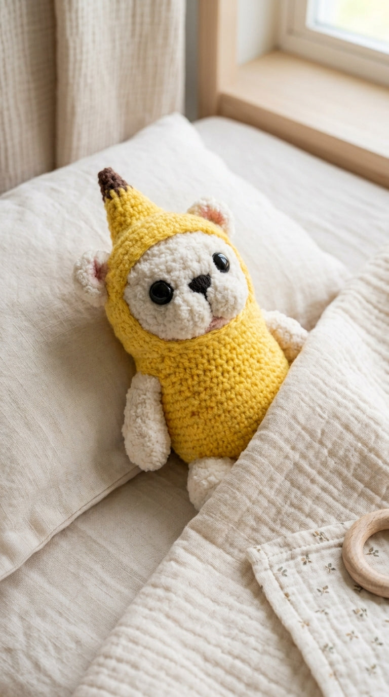 Peluche de Piblle disfrazado de plátano