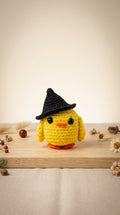 Llavero Pollito con Sombrero